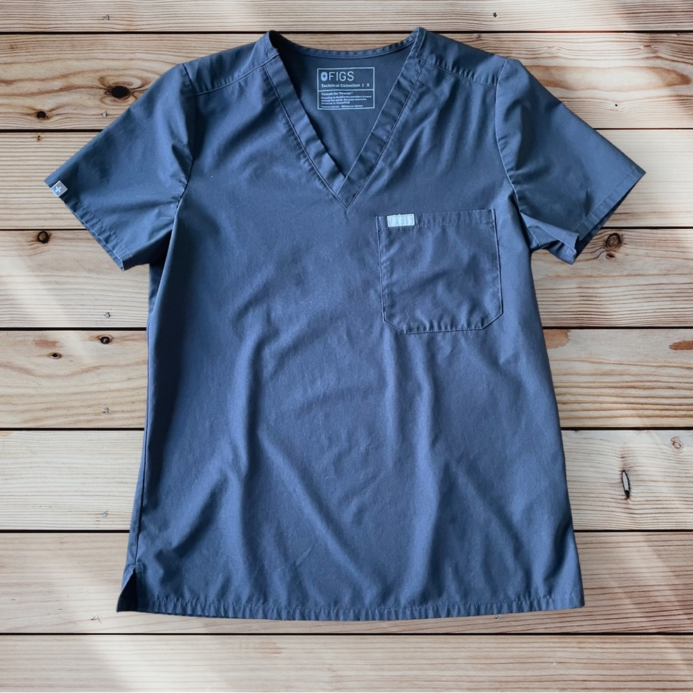 FIGS FreeX Catarina Top Black - Small